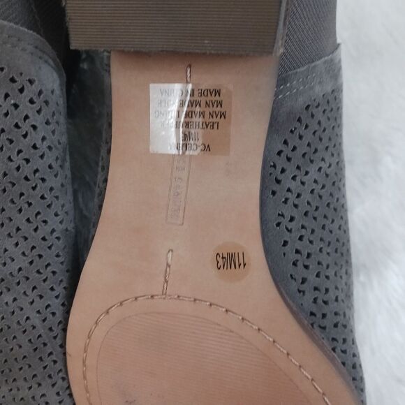 Vince Camuto mesh gray booties size 11M - Picture 2 of 5